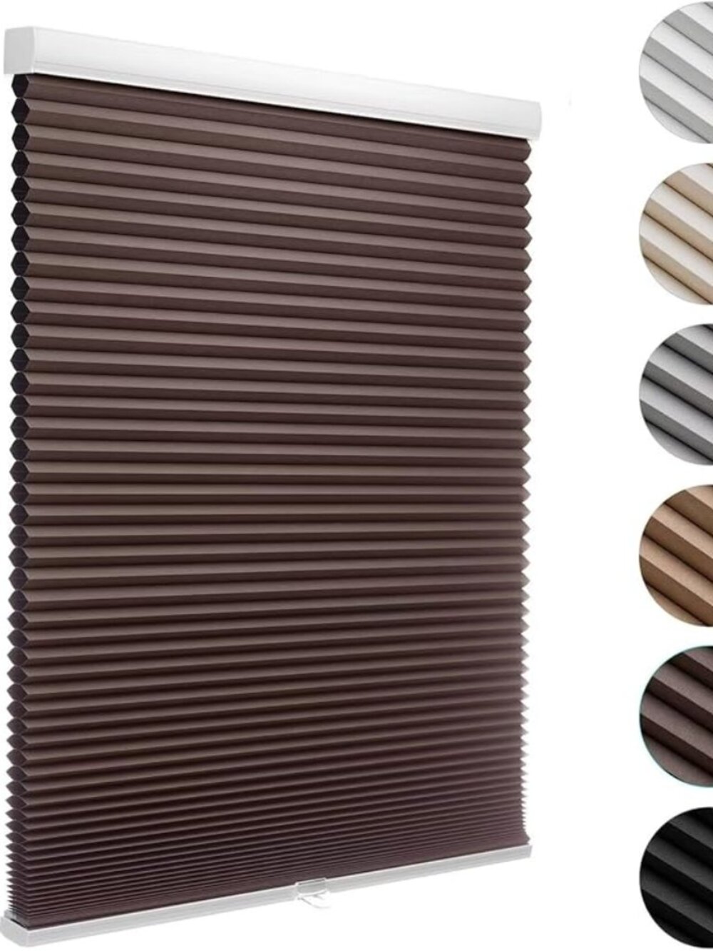 MYshade Cordless Blackout Cellular Shades 16"W x 36"H Taupe